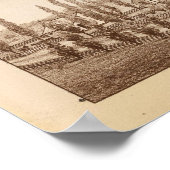 Weinberge, Ranche, Tulare Co, Kalifornien Poster (Ecke)