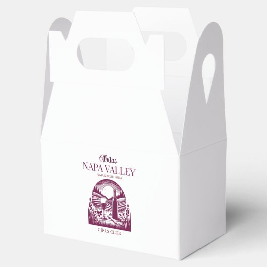 Weinberge Sonnenuntergang Nacktal Junggeselinnen-A Geschenkschachtel (Geöffnet)