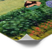 Weinberge und Sonnenblumen Poster (Ecke)