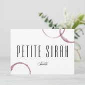 Weinberge Weinkeller Weinkeller Weinkeller Kartenn Einladung (Stehend Vorderseite)