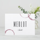 Weinberge Weinkeller Weinkeller Weinkeller Kartenn Einladung (Stehend Vorderseite)