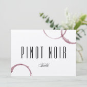 Weinberge Weinkeller Weinkeller Weinkeller Kartenn Einladung (Stehend Vorderseite)