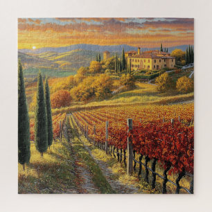 Weinbergs Pfad – Toskana-inspiriertes Puzzle