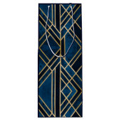 Weinbeutel - Art Deco Geschenktüte Für Weinflaschen (Rückseite)