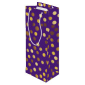 Weinbeutel Geschenktüte Für Weinflaschen (Rückseite Schrägansicht)