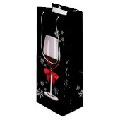 Weinbeutel Geschenktüte Für Weinflaschen (Vorderseite Schrägansicht)