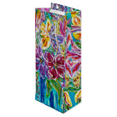 Weinbeutel Geschenktüte Für Weinflaschen (Rückseite Schrägansicht)