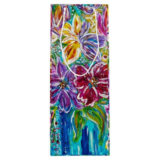 Weinbeutel Geschenktüte Für Weinflaschen (Rückseite)