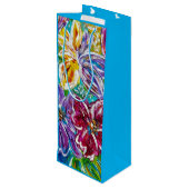 Weinbeutel Geschenktüte Für Weinflaschen (Rückseite Schrägansicht)