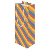 Weinbeutel Geschenktüte Für Weinflaschen (Rückseite Schrägansicht)