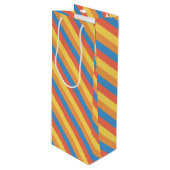 Weinbeutel Geschenktüte Für Weinflaschen (Vorderseite Schrägansicht)