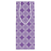 Weinbeutel - überlappende Kreise Geschenktüte Für Weinflaschen (Rückseite)