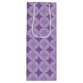 Weinbeutel - überlappende Kreise Geschenktüte Für Weinflaschen (Vorderseite)