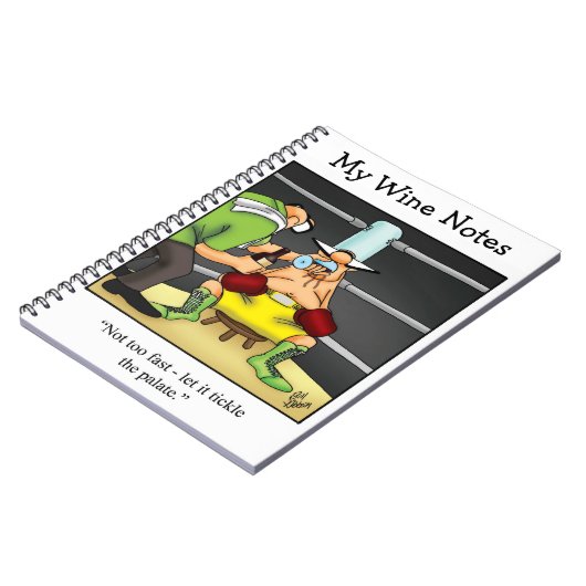Weinblatt Spaß Notizblock (Linke Seite)