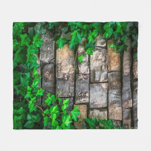 Weinblätterblättrige Pflanze Fleecedecke (Vorderseite (Horizontal))