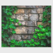 Weinblätterblättrige Pflanze Geschenkpapier (Flach)