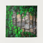 Weinblätterblättrige Pflanze Wandteppich (Vorderseite (Horizontal))