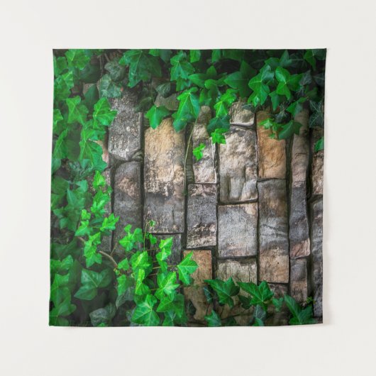 Weinblätterblättrige Pflanze Wandteppich (Vorderseite (Horizontal))