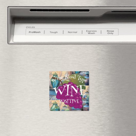 Weinbluttyp Zinfandel Positiv ab b Magnet (In Situ (Geschirrspüler))