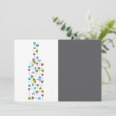 Weinbrille geformt in eine Flasche (Stehend Vorderseite)