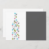 Weinbrille geformt in eine Flasche (Vorne/Hinten)