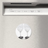 WeinBrilleTrauben110709 Kopie Magnet (In Situ (Geschirrspüler))