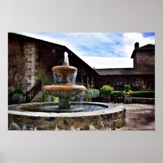 Weinbrunnen Poster