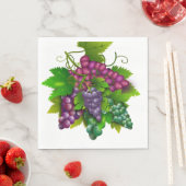 Weinbunch-Illustration Picknick Serviette (Beispiel)