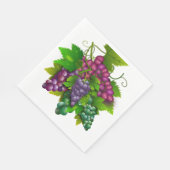 Weinbunch-Illustration Picknick Serviette (Ecke)