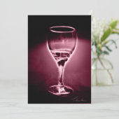 WEINcocktail-Party Einladung (Stehend Vorderseite)