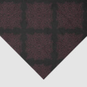 WeinDamast auf Black Decoupage Seidenpapier (Detail)