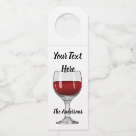 Weine Flaschenanhänger
