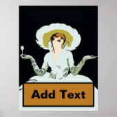 Weine Frau und hier Text hinzufügen Poster (Vorne)