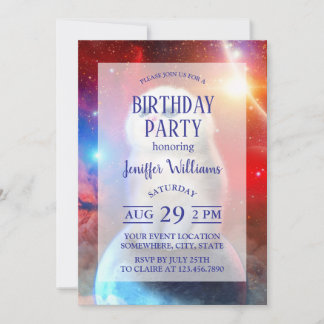 Weine im Weltraum Einladung