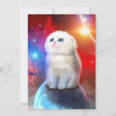 Weine im Weltraum Einladung (Rückseite)