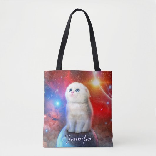 Weine im Weltraum Tasche (Vorderseite)