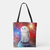 Weine im Weltraum Tasche (Rückseite)