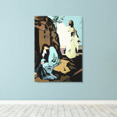 Weine Maria nicht, sein Grab ist leer! Leinwanddruck (Insitu (Holzboden))