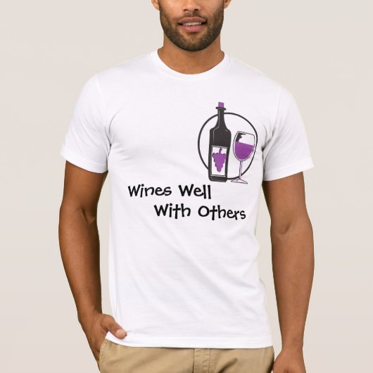 Weine mit anderen T-Shirt (Vorderseite)
