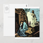 Weine nicht, das Grab ist leer Postkarte (Vorne/Hinten)