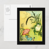 Weine nicht Frosch Postkarte (Vorne/Hinten)