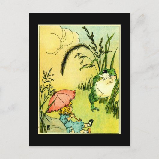 Weine nicht Frosch Postkarte (Vorderseite)