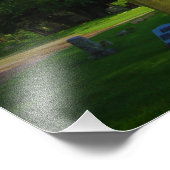 "Weine nicht für mich, denn ich bin frei." Fotodruck (Ecke)