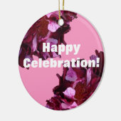 Weine Rote Rosen Custom Circle Ornament (Links)