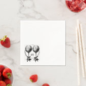 Weine Serviette (Beispiel)