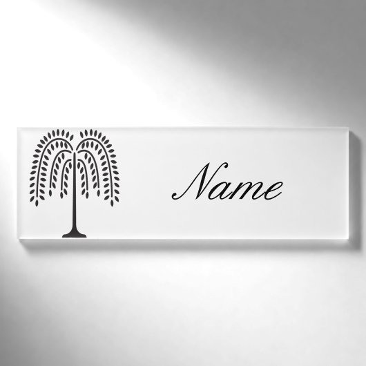Weine Willow Silhouette Thunder_Cove Namenschild (Vorderseite)