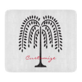 Weine Willow Silhouette Thunder_Cove Schneidebrett (Vorderseite)