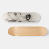 Weine - Zeichnend in Bleistift Skateboard (Horizontal)