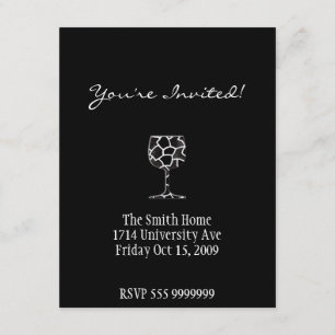 Weineinladungskarte Einladung