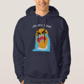 weinen, bis es bearbeitet hoodie (Vorderseite)